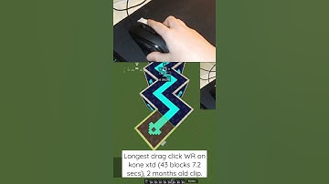 longest drag click WR on kone xtd (43 blocks 7.2 secs) 2 months old clip