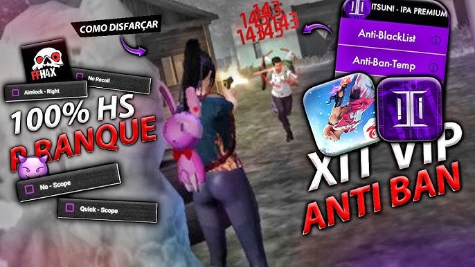 XIT IOS GRÁTIS PELO SCARLET ATUALIZADO - ANTI BAN - HACK PARA RANQUEADA - FREE  FIRE 