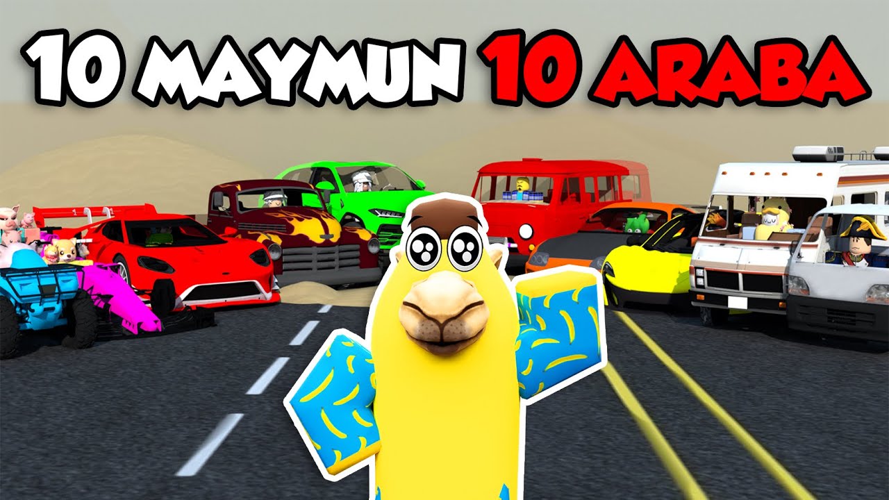 🐵10 MAYMUN 10 ARABADA! DÜNYADA İLK | DUSTY TRIP