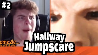 Omegle JUMPSCARE PRANK - Hallway #2