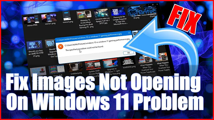 Fix Images Not Opening On Windows 11 Issue