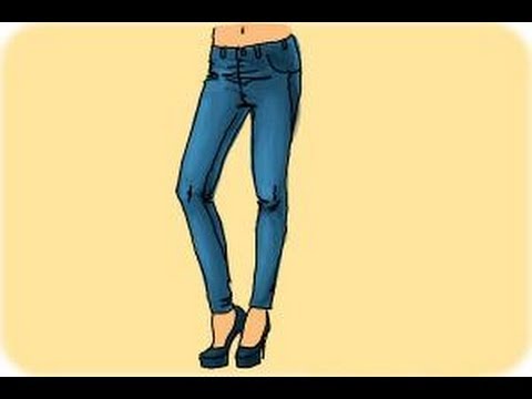 How To Draw Skinny Jeans - Mealvalley17