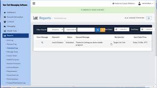 iVision Mobile - Scheduled Message Log - Tutorial