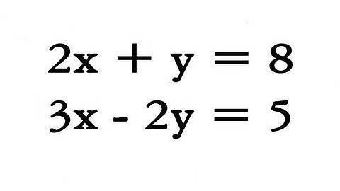 Método de Sustitución para un Sistema de Ecuaciones