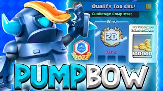 20 WINS WITH PUMP-BOW 🤩 - Clash Royale