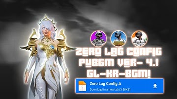 💟 ZERO LAG × 90 FPS CONFIG PUBGM 4.1 GL-KR-BGMI | 1000% WORKING IN ALL DEVICES 💟  