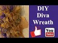 DIY Afro Diva Wreath