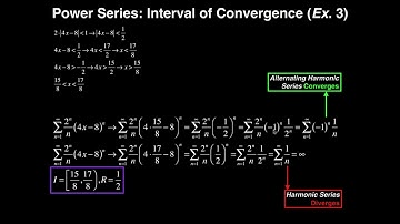 Power Series | Power Series & Interval of Convergence: Example 3