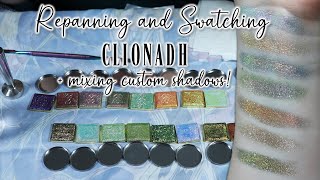 Swatching and Repanning New (To Me) Clionadh Cosmetics Multichromes + Making Custom Shadows! ♥