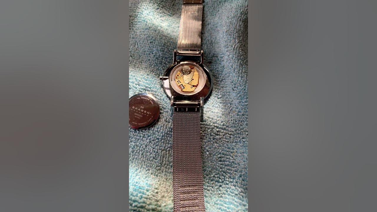 Skagen Watch Battery Change and Tips YouTube