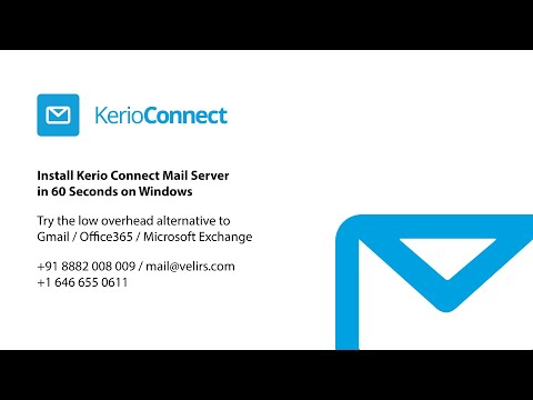 How to install Kerio Connect in Windows