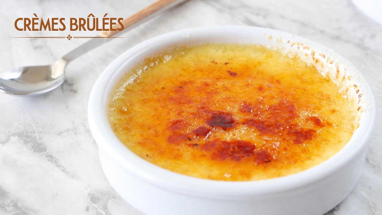 Les Meilleures CRÈMES BRULÉES Vanille Caramel craquant - Une Recette facile et rapide
