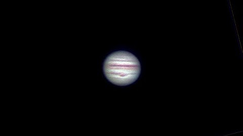 Timelapse of Jupiter rotation / 70mm Telescope #4