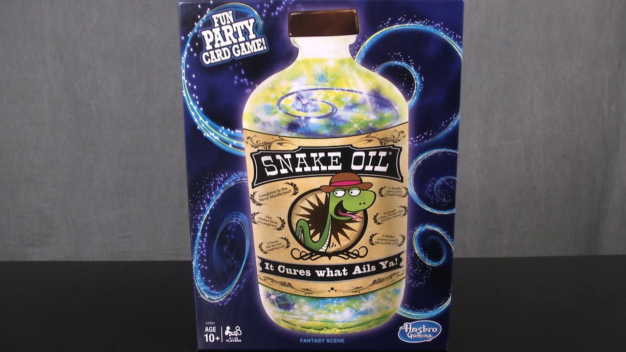 Snake Oil Game from Hasbro - YouTube
