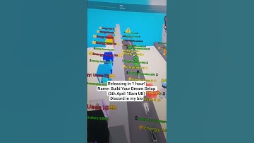 My game is releasing in 1 hour! #devlog #roblox #gamedevblog #myapp #robloxgamedesign