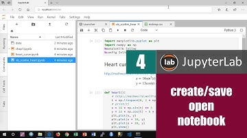 สอน JupyterLab: การสร้าง เปิด ปิด ลบ เปลี่ยนชื่อ Jupyter notebook