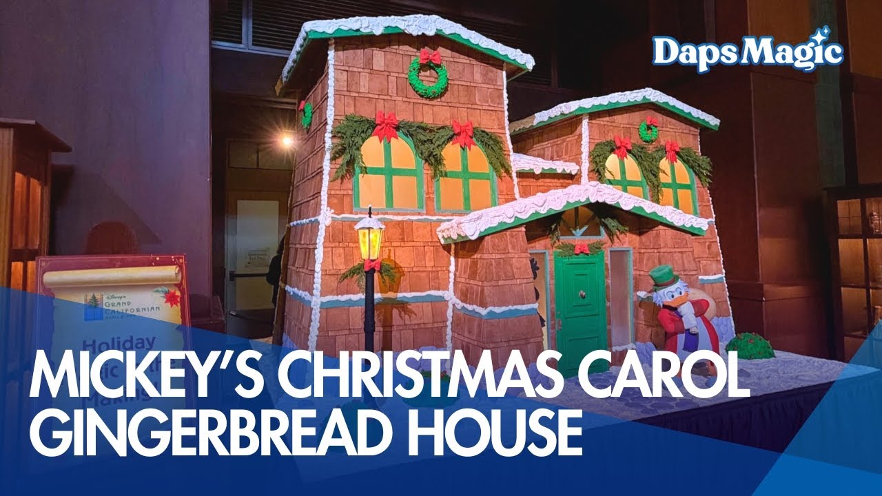 Mickey's Christmas Carol Gingerbread House at Disney's Grand