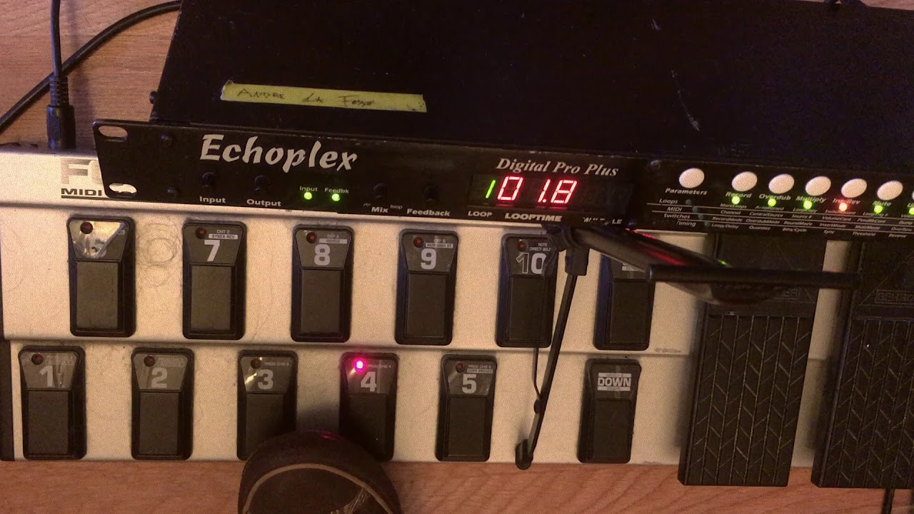 Rehearse (and Zero Feedback) on the Echoplex Digital Pro - YouTube
