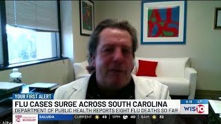 Doctors sound the alarm as flu cases surge across South Carolina