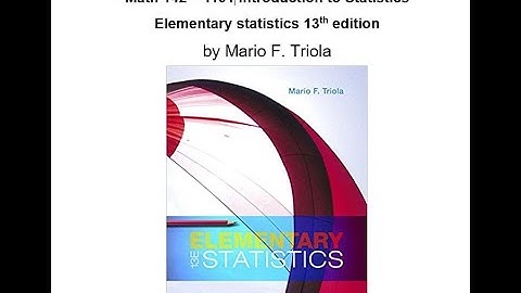 Math 142 section 1191 Spring 2019 Orientation video