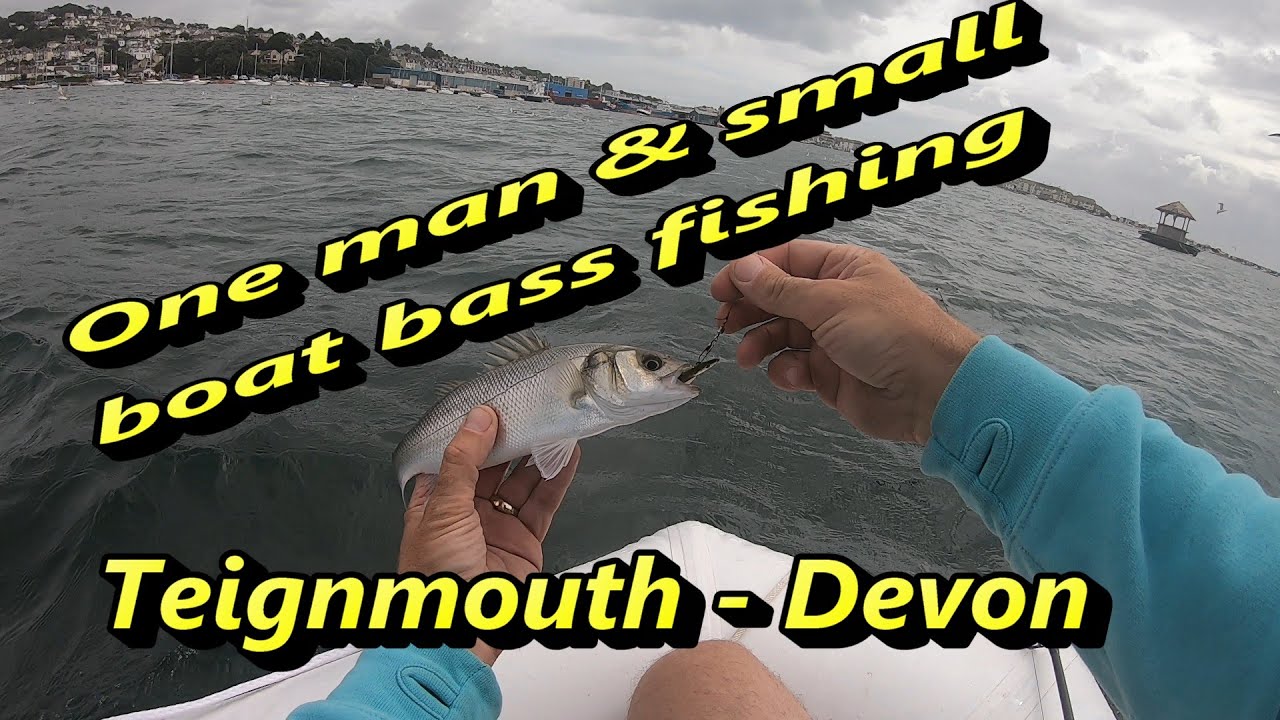 One man & small boat bass fishing