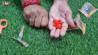Asmr - Some Lots Of Punjabi Santra Mixing Rainbow Candy In 3 Bathtubs Unboxing 24