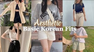 Aesthetic Korean Basic Outfits & Everyday Outfit ideas (Recreating Pinterest Oitfits) Color Combos