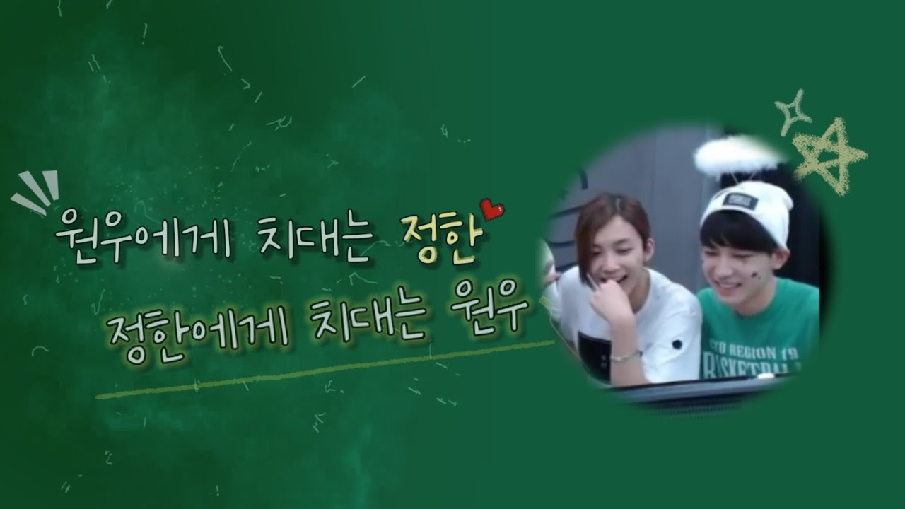 [세븐틴/원우정한] 서로에게 치대는 모먼트 (wonwoo-jeonghan)