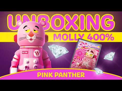 Unboxing] POP MART - Mega Space Molly 400% Pink Panther