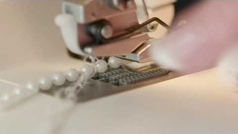 Serger Feet Fundamentals: Beading Foot