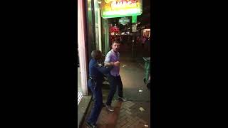 Watch trooper takedown man during Bourbon Street arrest