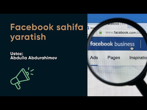 Video: Facebook Ijtimoiy Tarmog'ida Qanday Ro'yxatdan O'tish Mumkin