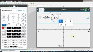 Graph Piecewise Function TI-Nspire