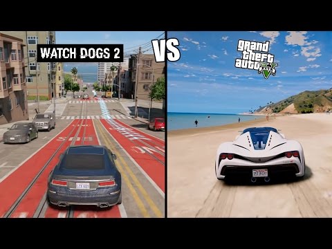 Gta 5 vs Watch Dogs 2 | COMPARISON | Gta 5 vs Watch Dogs 2 | COMPARISON |