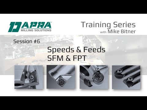 Session #6 - Determining Speeds & Feeds - SFM & FPT - Dapra Milling Training