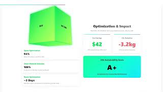 EcoOpti AI - Cut Shipping Costs &amp; CO2 Emissions, ESG &amp; Packaging Optimization Software