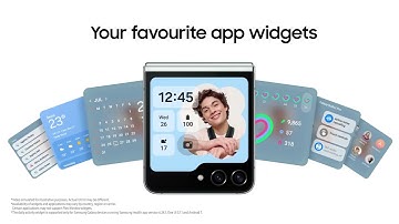 Galaxy Z Flip5: How to customise the Flex Window | Samsung​ New Zealand
