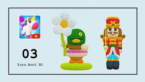 Yarn Sort 3D: Jam Puzzle | Gameplay e.03 | Level 16-20