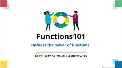 Functions101 - Getting started with Zoho CRM functions