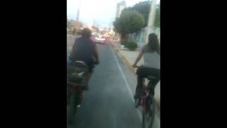 Rodando en bicicleta por Maracaibo