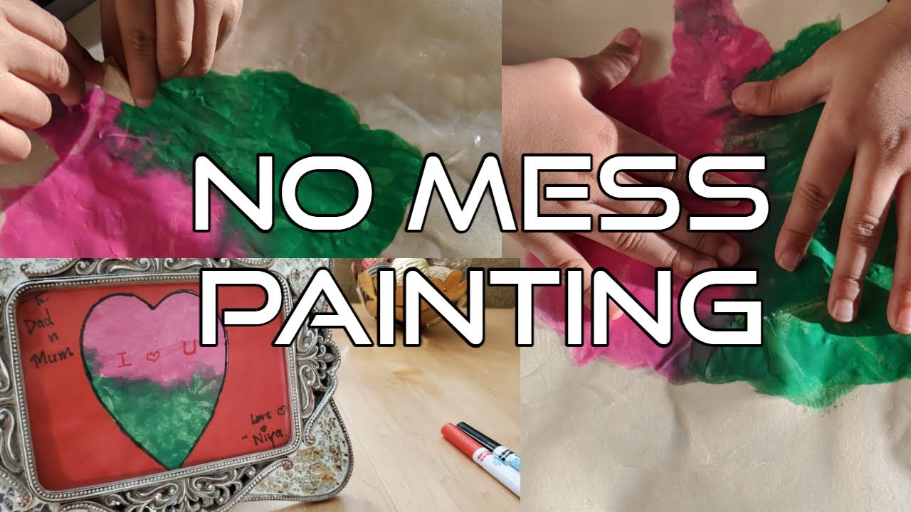 No Mess Smush Painting for Toddlers