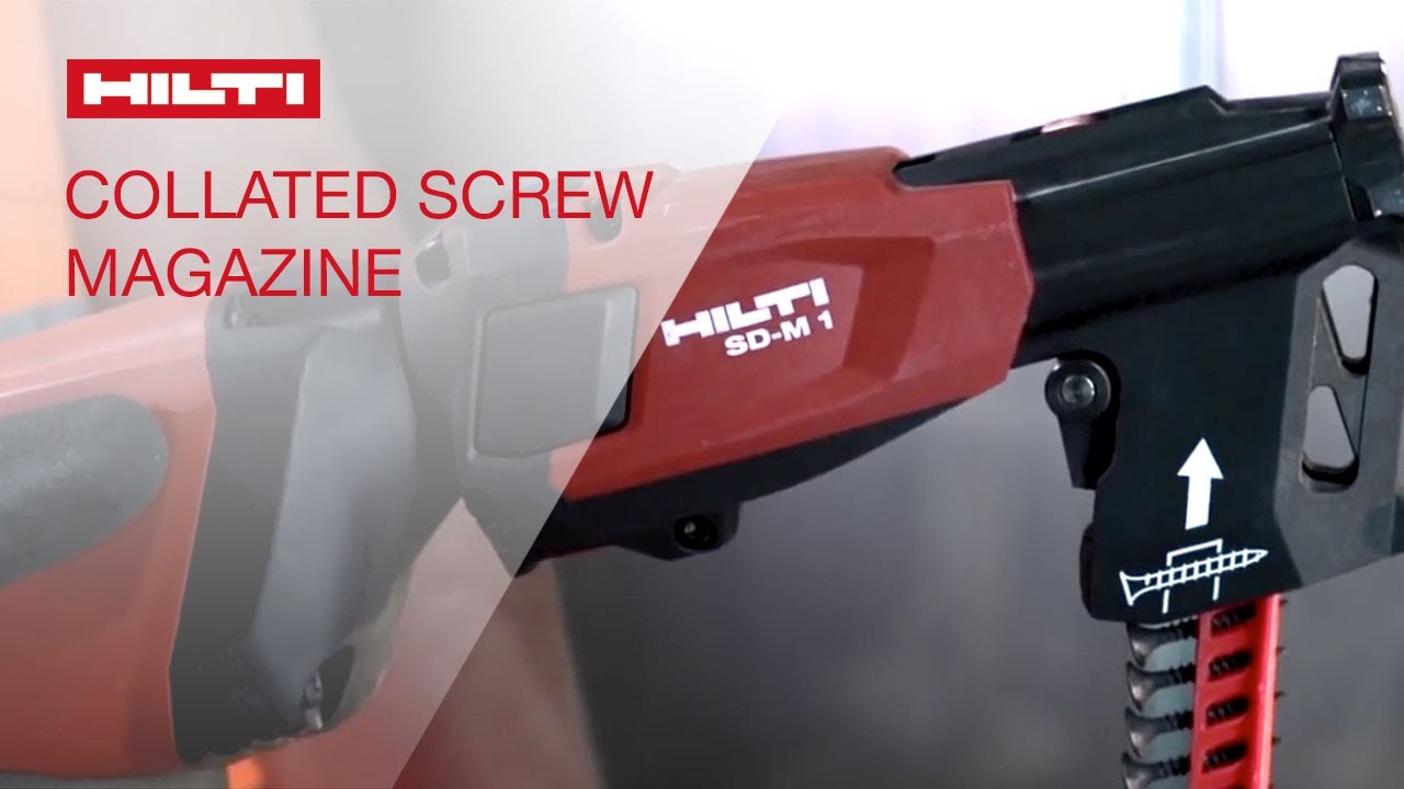 Hilti SD-M 2  Collated Drywall Screw Magazine with Driver Bit 
