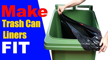 Make Smaller Trash bags fit Your Large trash bin | Use Garbage Can Liners More Effectively | BagEZ