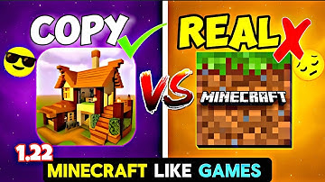 TOP 3 COPY GAMES LIKE MINECRAFT 1.22 JAVA EDITION 🤩| MINECRAFT COPY