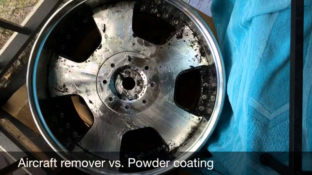 Aircraft remover vs powdercoat YouTube
