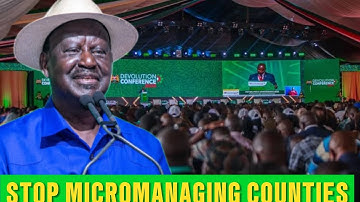 Raila Odinga Full Speech at Homa Bay Devolution Conference 2025