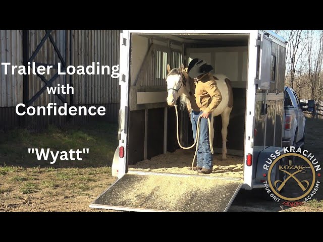 Trailer Loading with Confidence -Wyatt-Versatility Horse for Sale - Russ Krachun Kozak Horsemanship