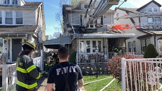 FDNY Queens 10-75 All Hands Box 5678, fire in a private dwelling.