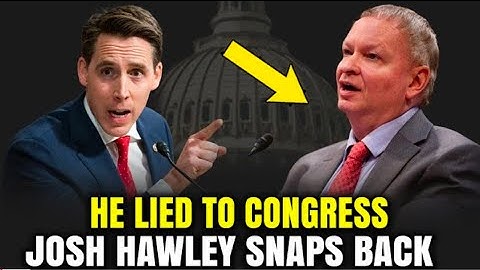 Josh Hawley DESTROY Woke Biotech CEO For LYING Under OATH