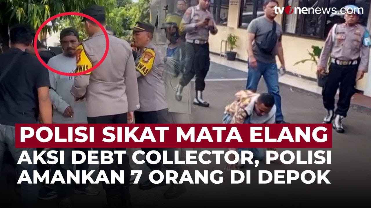 Polisi Tangkap 7 Debt Collector yang Viral Usai Tarik Paksa Motor di Depok | OneNews Update